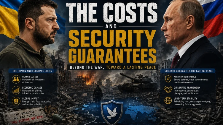 Russia-Ukraine War Costs and Security Guarantees